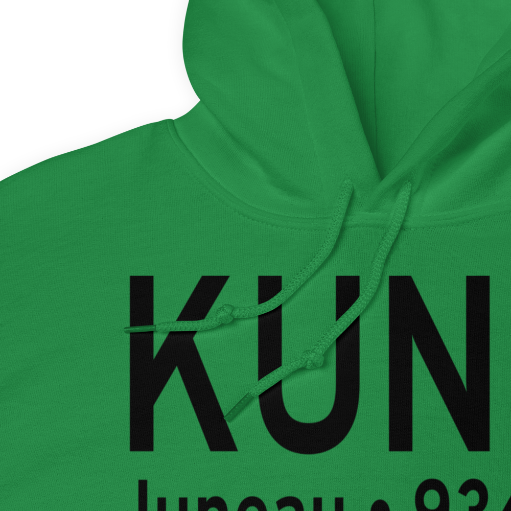 Dodge County Airport (KUNU) ICAO Hoodie Sweatshirt 
