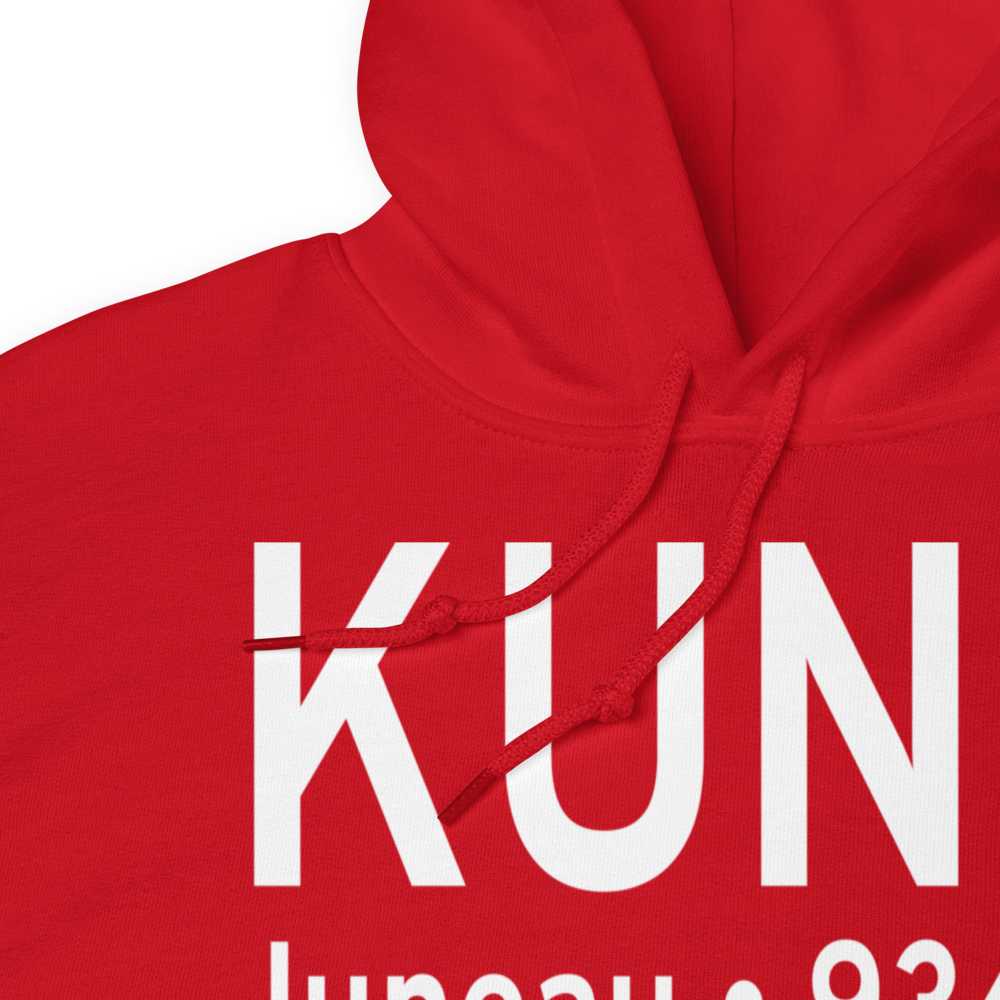 Dodge County Airport (KUNU) ICAO Hoodie Sweatshirt 