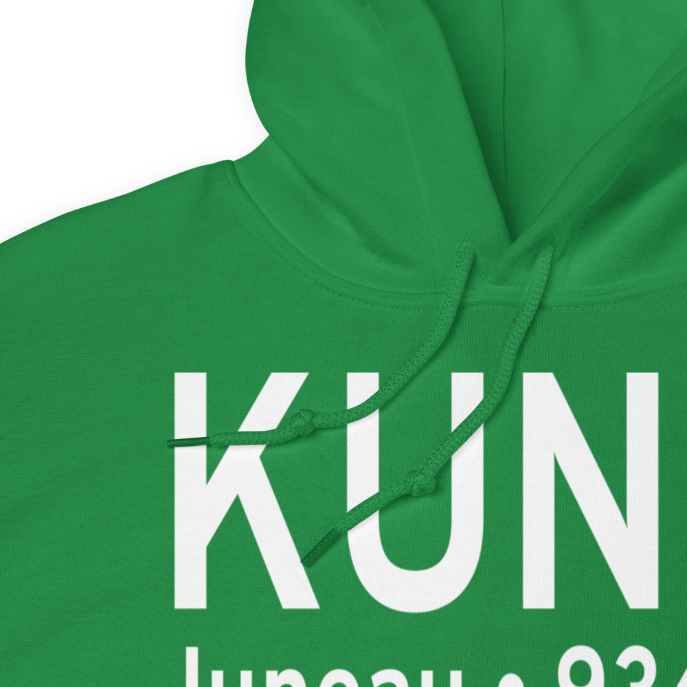 Dodge County Airport (KUNU) ICAO Hoodie Sweatshirt 