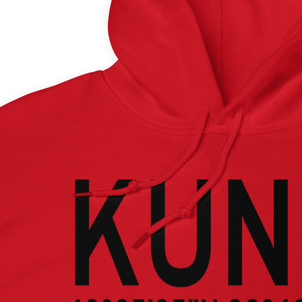 Dodge County Airport (KUNU) ICAO Hoodie Sweatshirt 