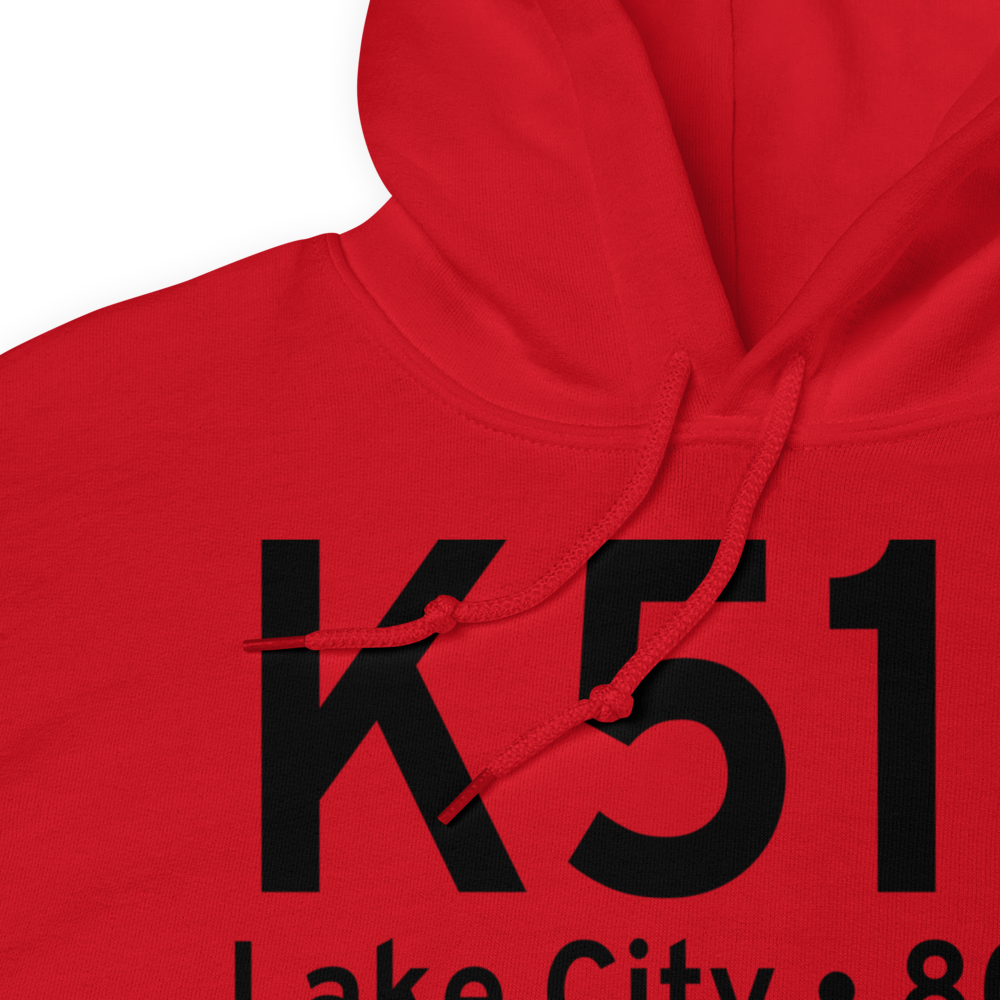 Lake City Municipal CJ Evans Field (K51J) ICAO Hoodie Sweatshirt 