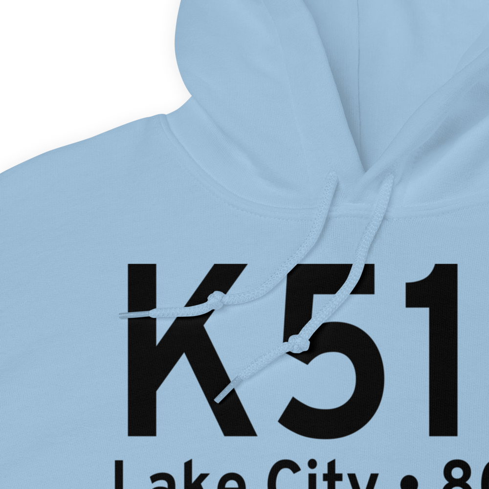 Lake City Municipal CJ Evans Field (K51J) ICAO Hoodie Sweatshirt 