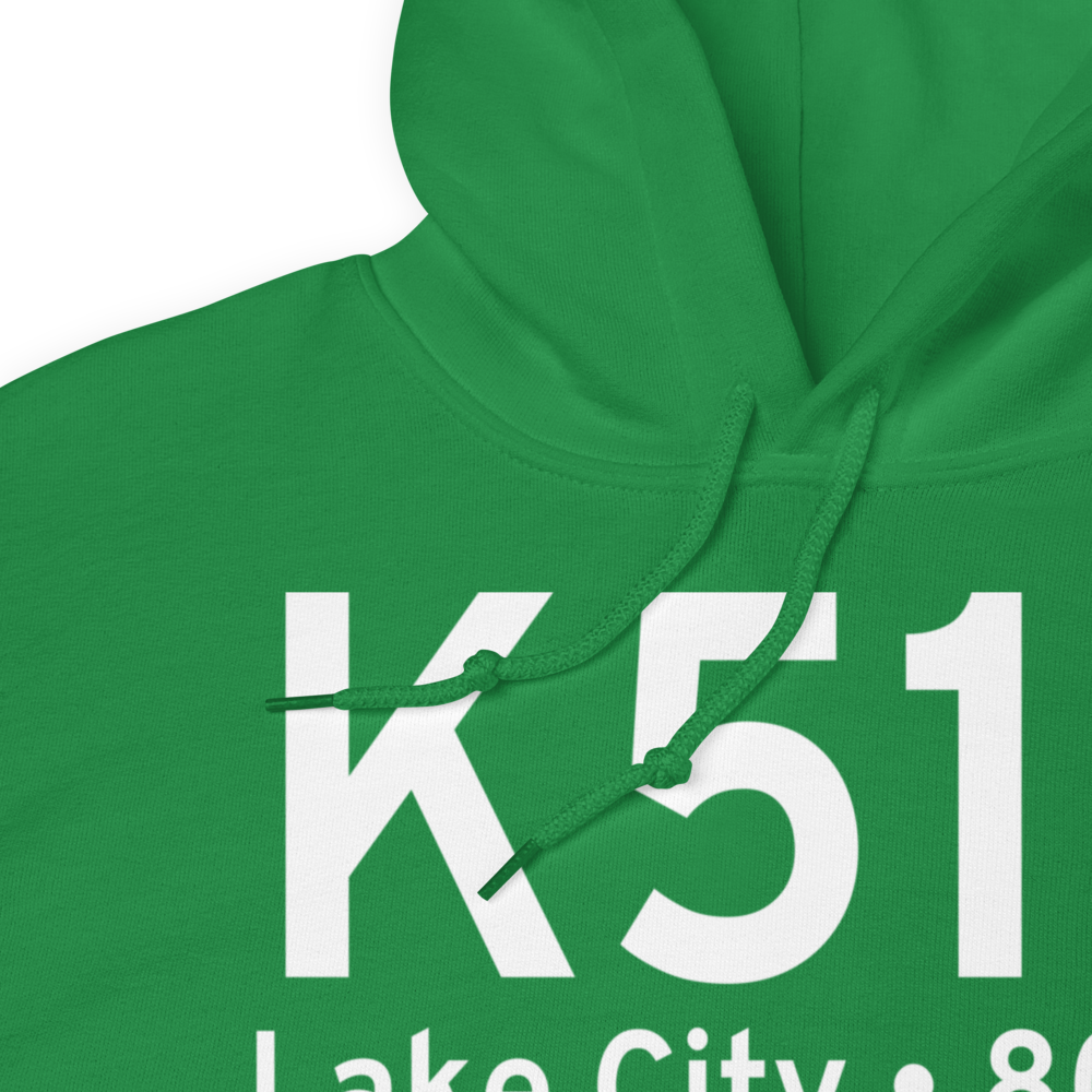 Lake City Municipal CJ Evans Field (K51J) ICAO Hoodie Sweatshirt 