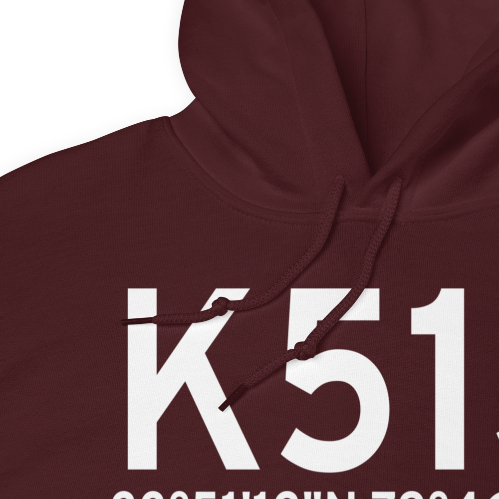 Lake City Municipal CJ Evans Field (K51J) ICAO Hoodie Sweatshirt 