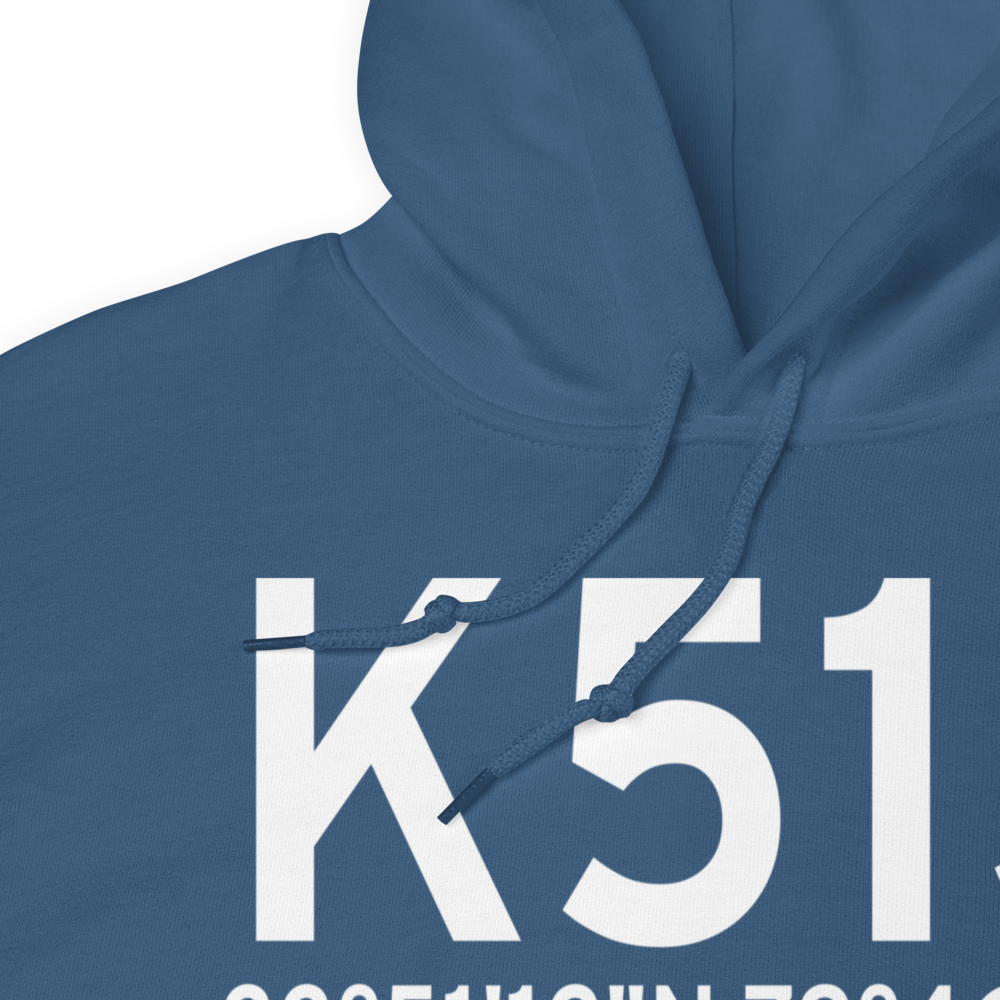 Lake City Municipal CJ Evans Field (K51J) ICAO Hoodie Sweatshirt 