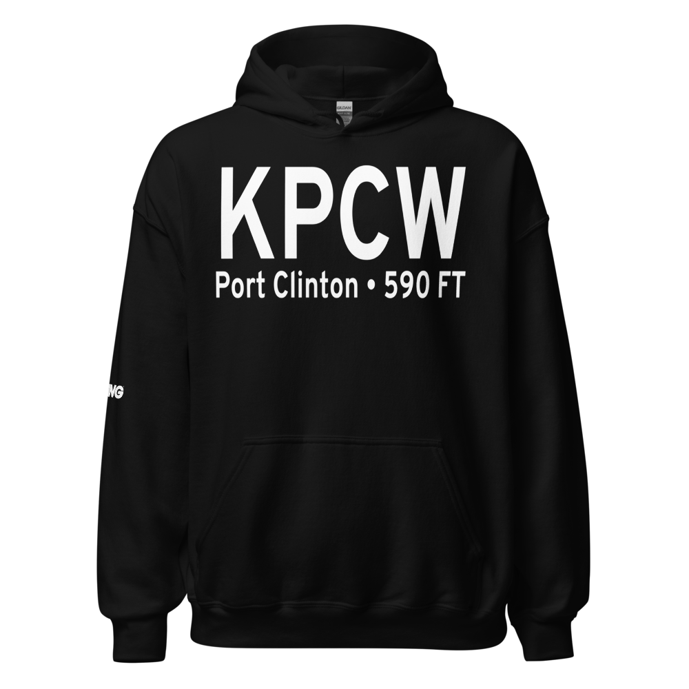 Carl R Keller Field (KPCW) ICAO Hoodie Sweatshirt 