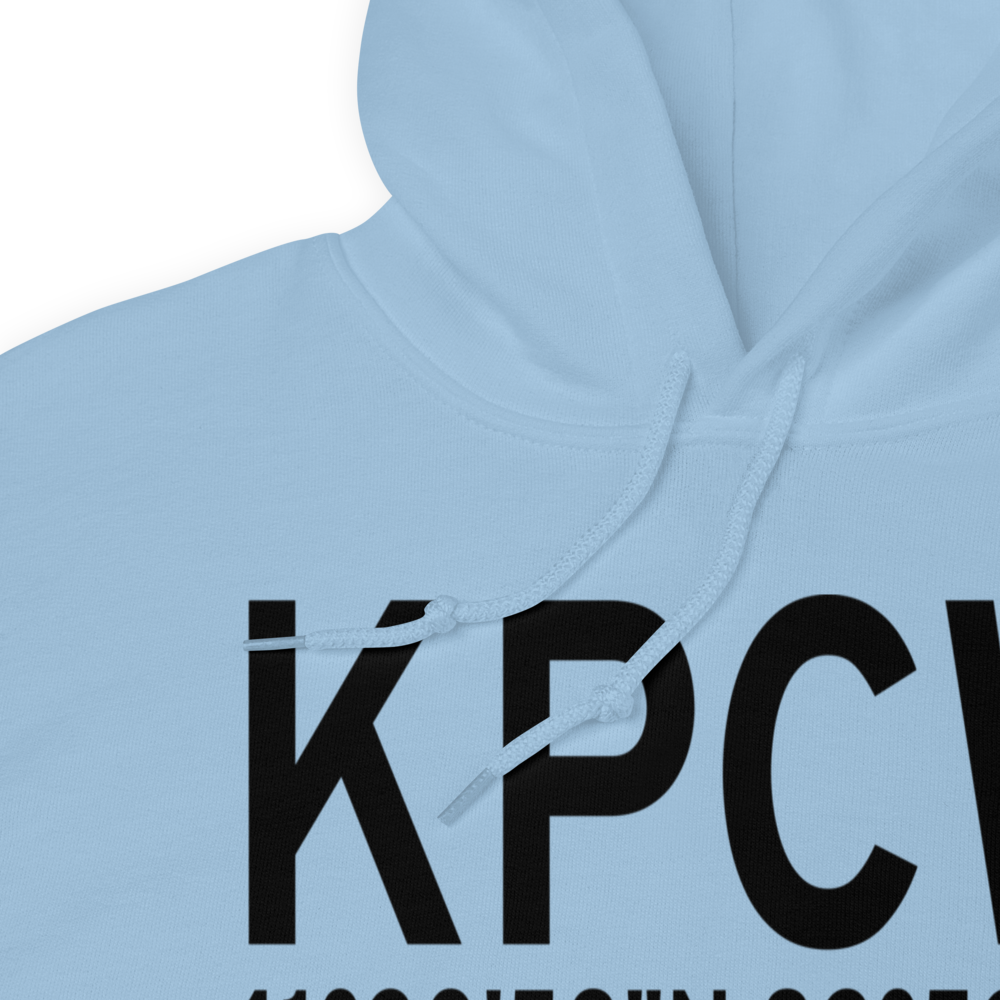 Carl R Keller Field (KPCW) ICAO Hoodie Sweatshirt 