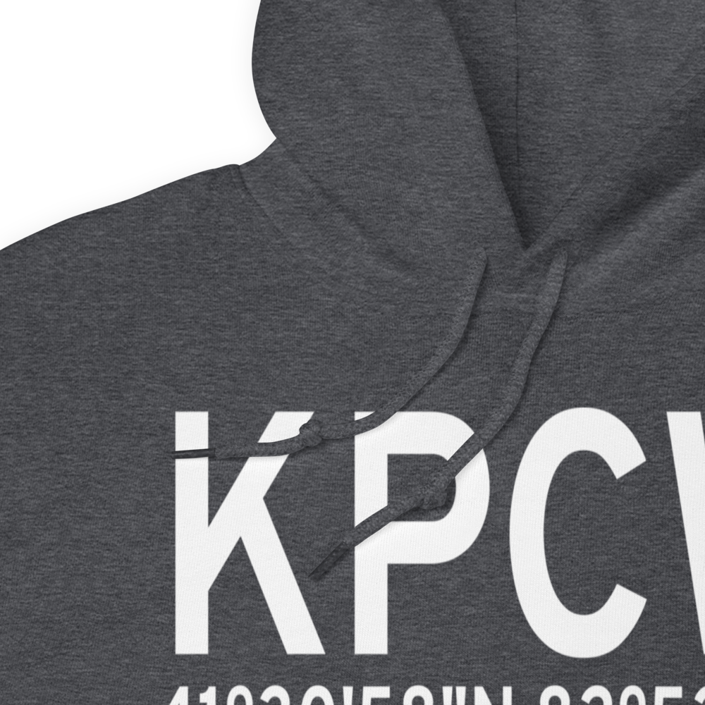 Carl R Keller Field (KPCW) ICAO Hoodie Sweatshirt 
