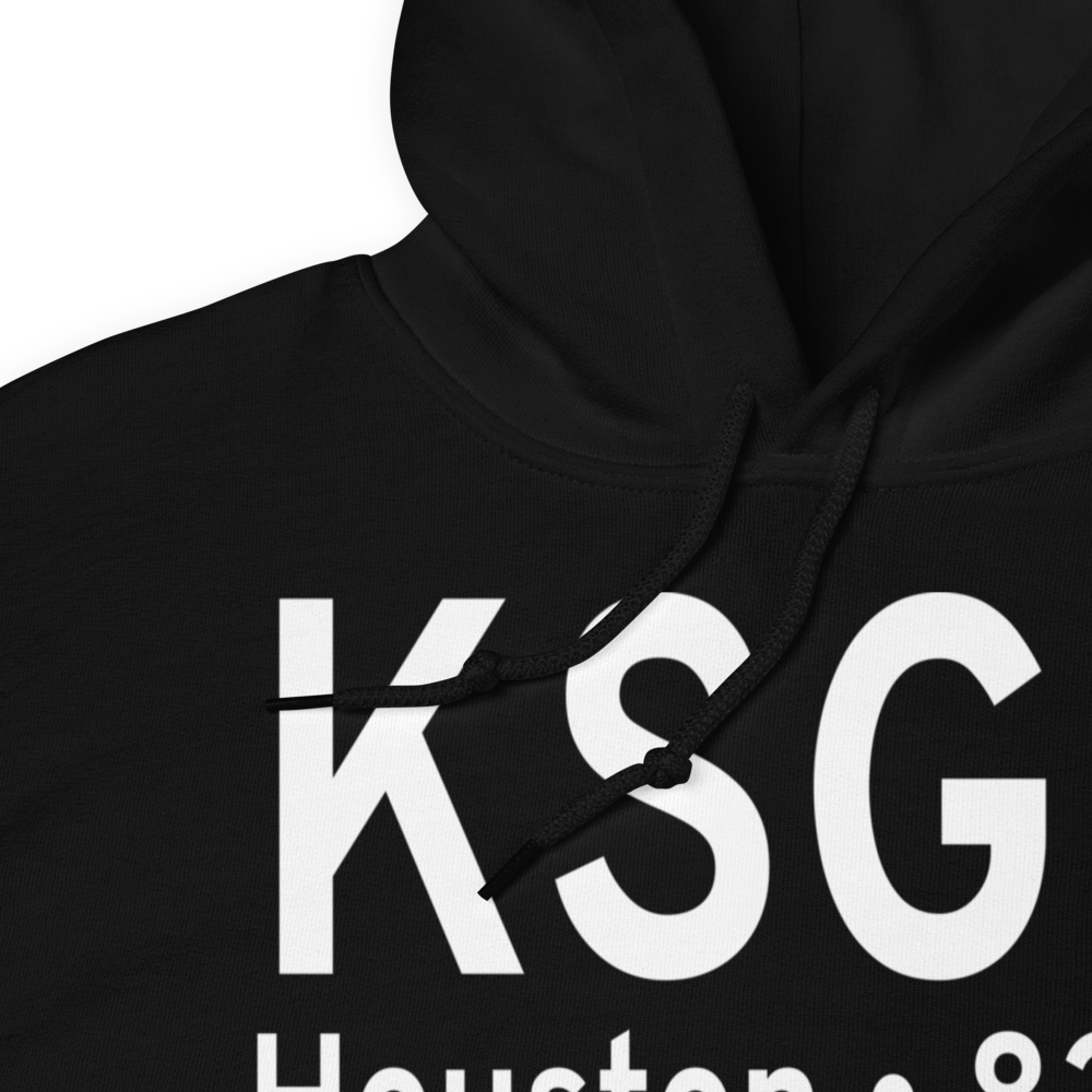Sugar Land Regional Airport (KSGR) ICAO Hoodie Sweatshirt 