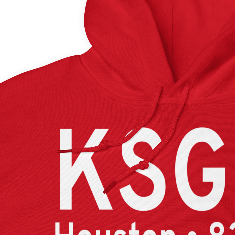 Sugar Land Regional Airport (KSGR) ICAO Hoodie Sweatshirt 
