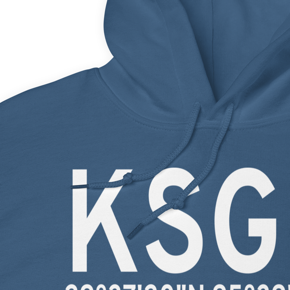 Sugar Land Regional Airport (KSGR) ICAO Hoodie Sweatshirt 