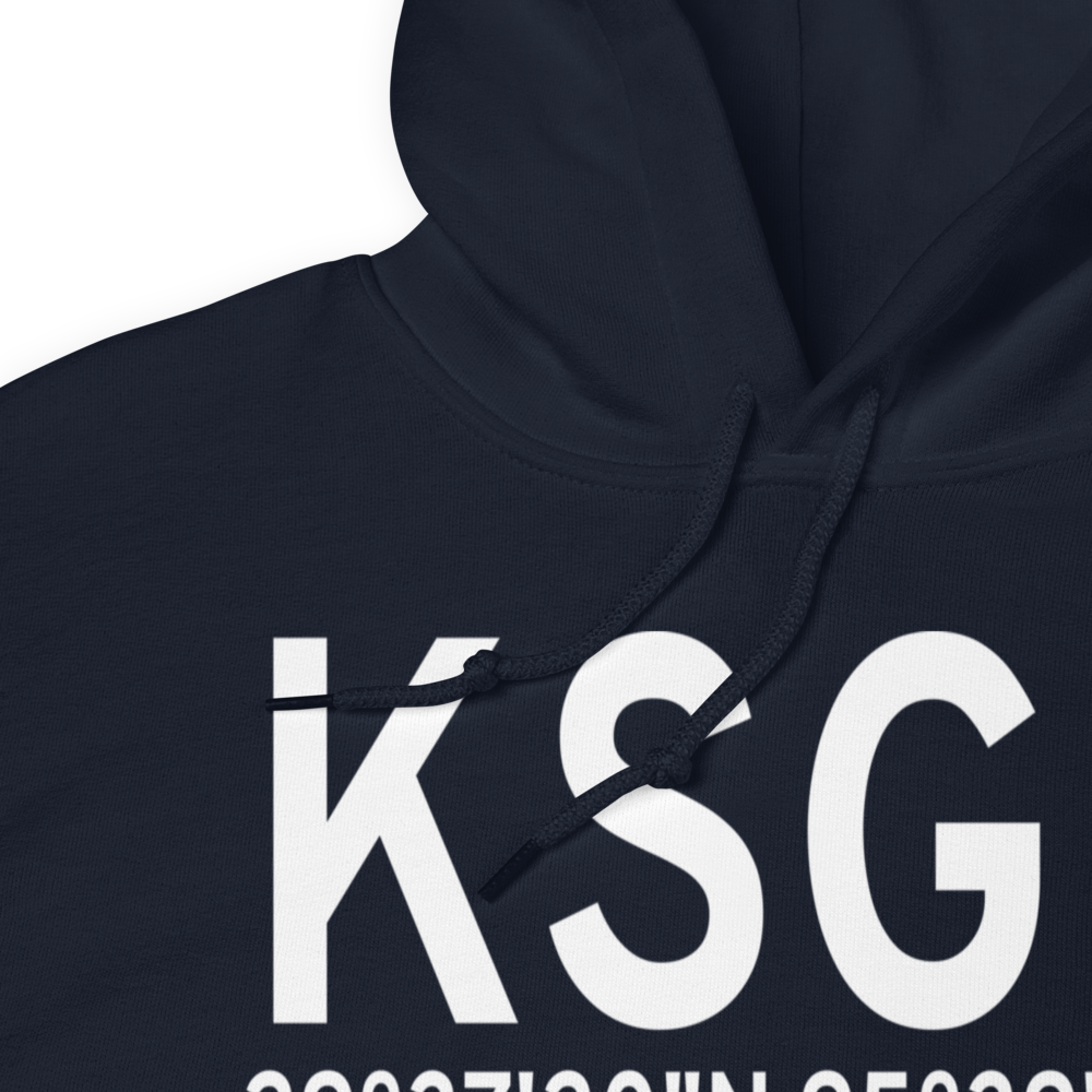 Sugar Land Regional Airport (KSGR) ICAO Hoodie Sweatshirt 
