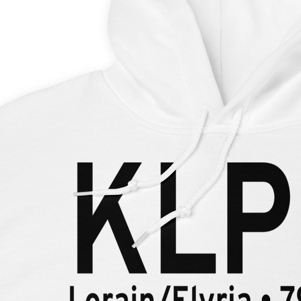 Lorain County Regional Airport (KLPR) ICAO Hoodie Sweatshirt 