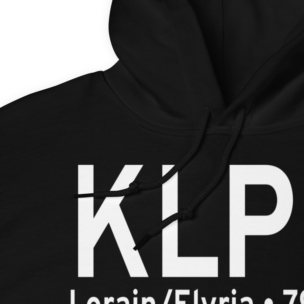 Lorain County Regional Airport (KLPR) ICAO Hoodie Sweatshirt 