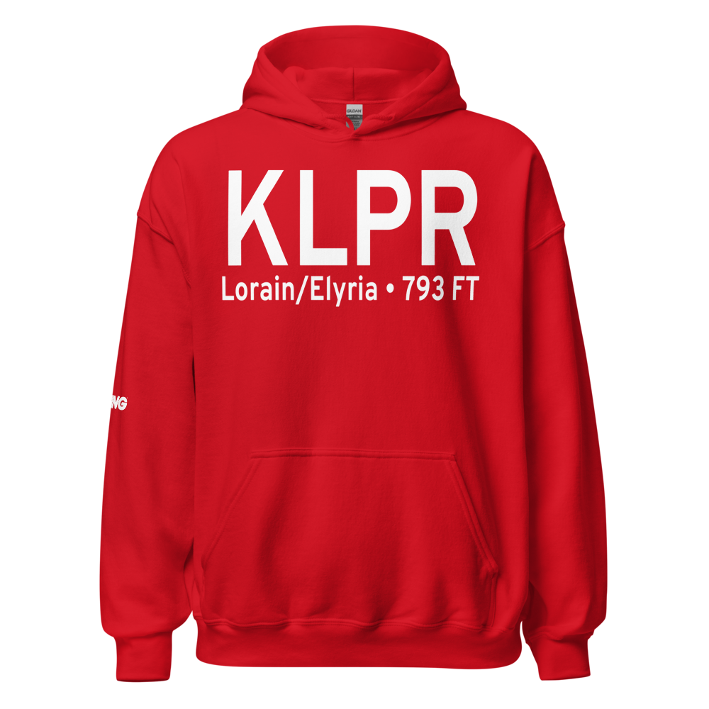 Lorain County Regional Airport (KLPR) ICAO Hoodie Sweatshirt 