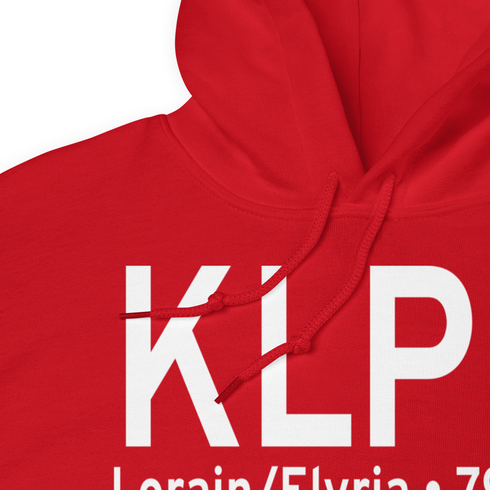 Lorain County Regional Airport (KLPR) ICAO Hoodie Sweatshirt 