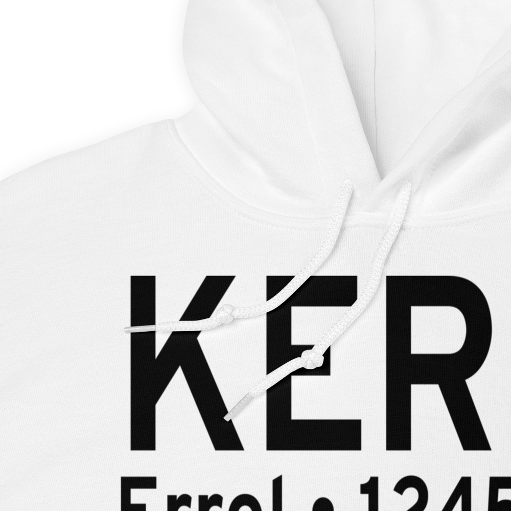 Errol Airport (KERR) ICAO Hoodie Sweatshirt 