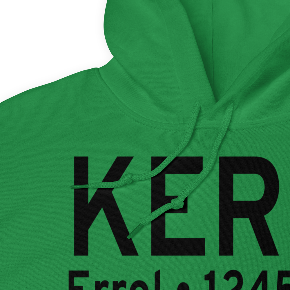 Errol Airport (KERR) ICAO Hoodie Sweatshirt 