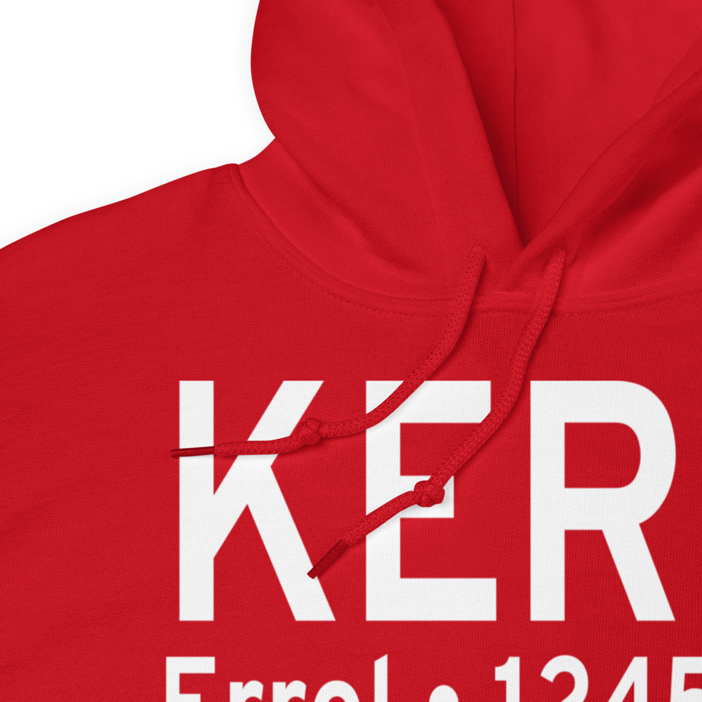 Errol Airport (KERR) ICAO Hoodie Sweatshirt 