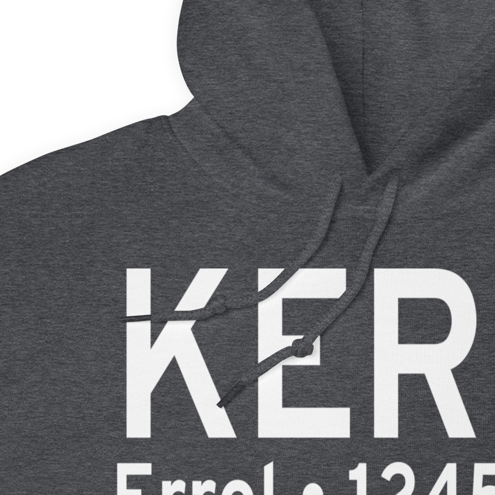 Errol Airport (KERR) ICAO Hoodie Sweatshirt 