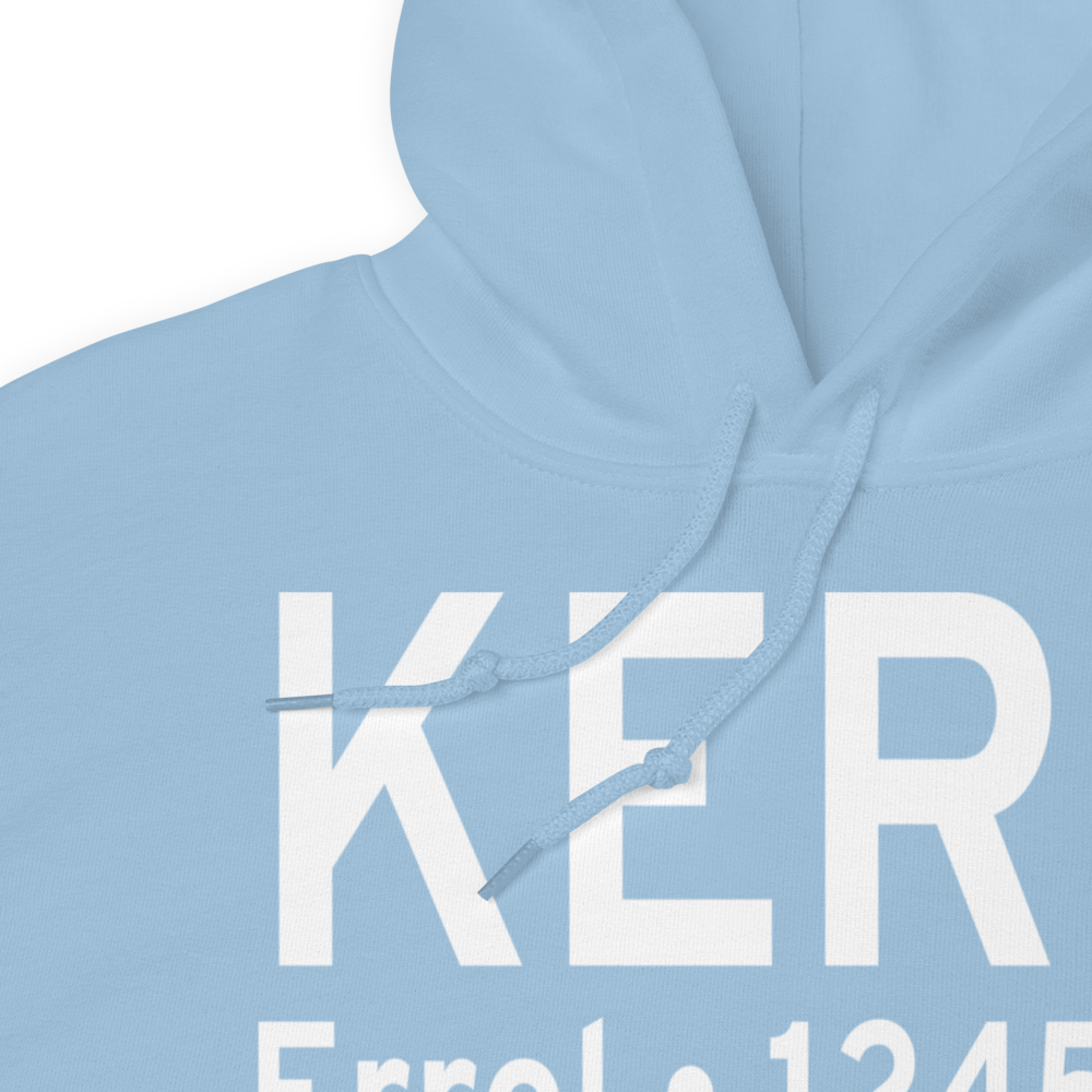 Errol Airport (KERR) ICAO Hoodie Sweatshirt 