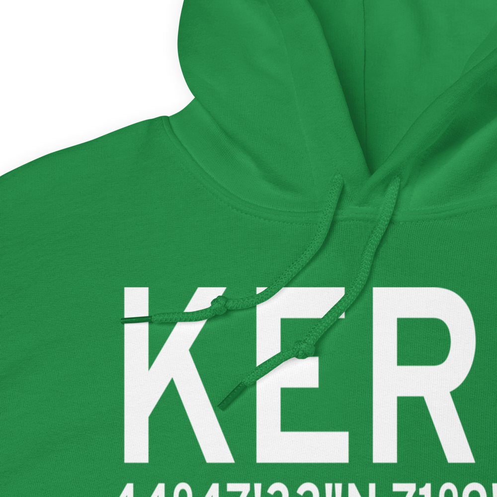 Errol Airport (KERR) ICAO Hoodie Sweatshirt 