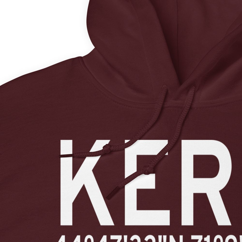 Errol Airport (KERR) ICAO Hoodie Sweatshirt 