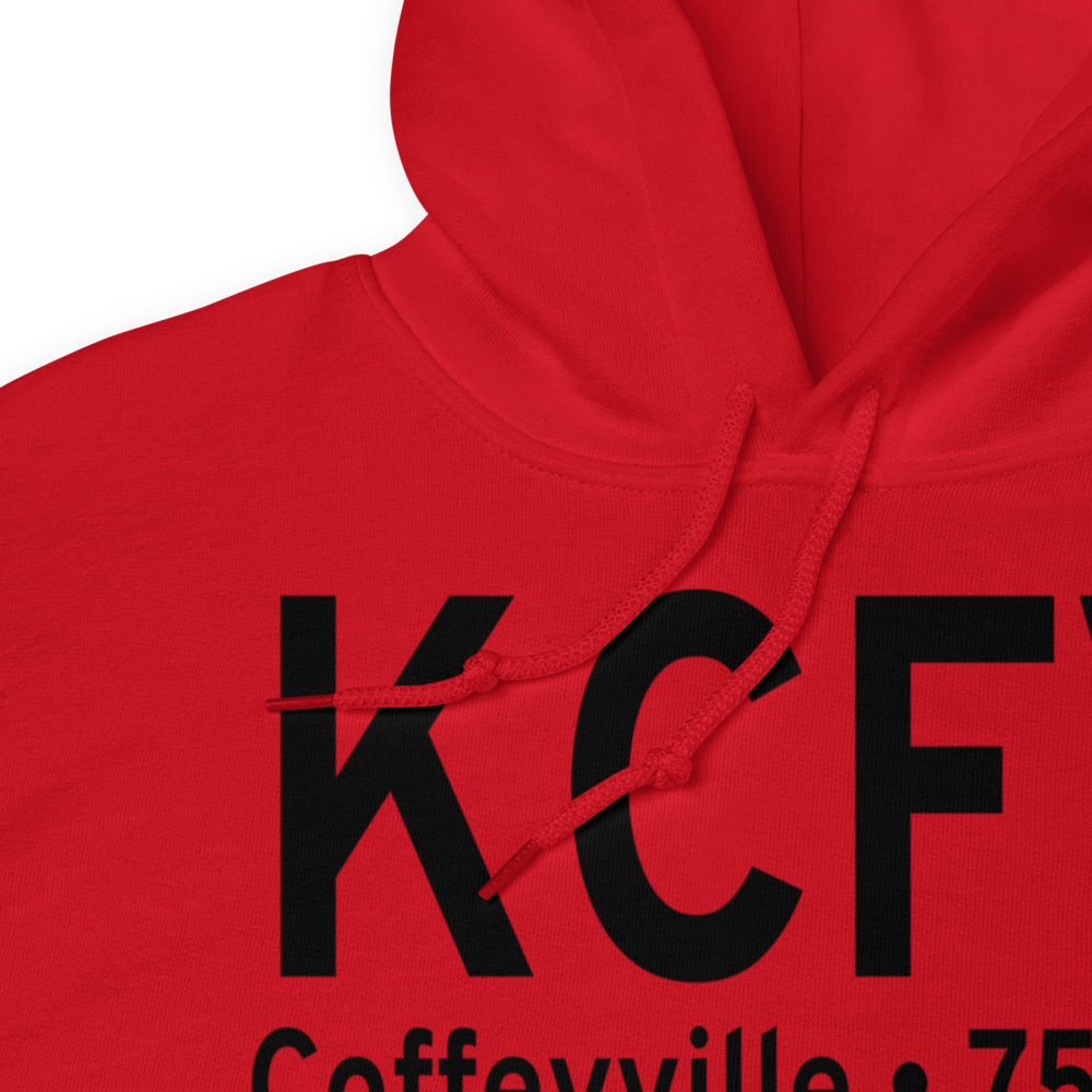 Coffeyville Municipal Airport (KCFV) ICAO Hoodie Sweatshirt 