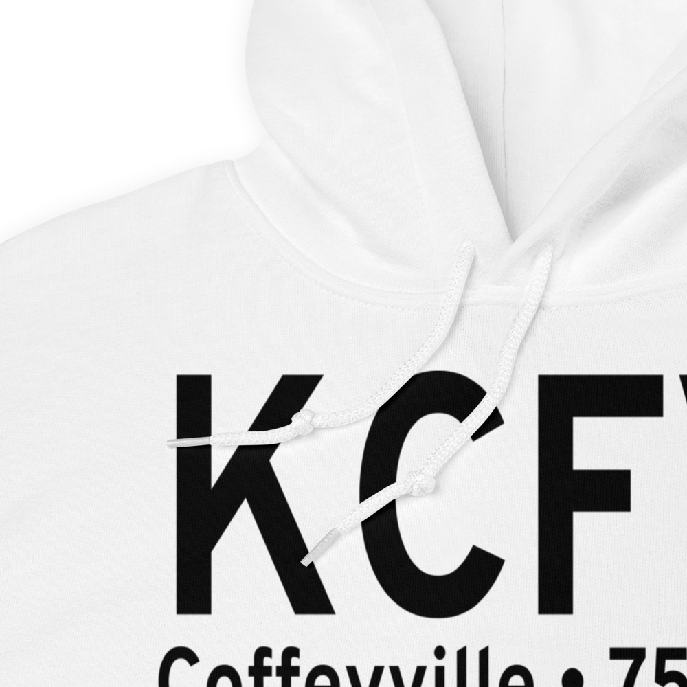 Coffeyville Municipal Airport (KCFV) ICAO Hoodie Sweatshirt 