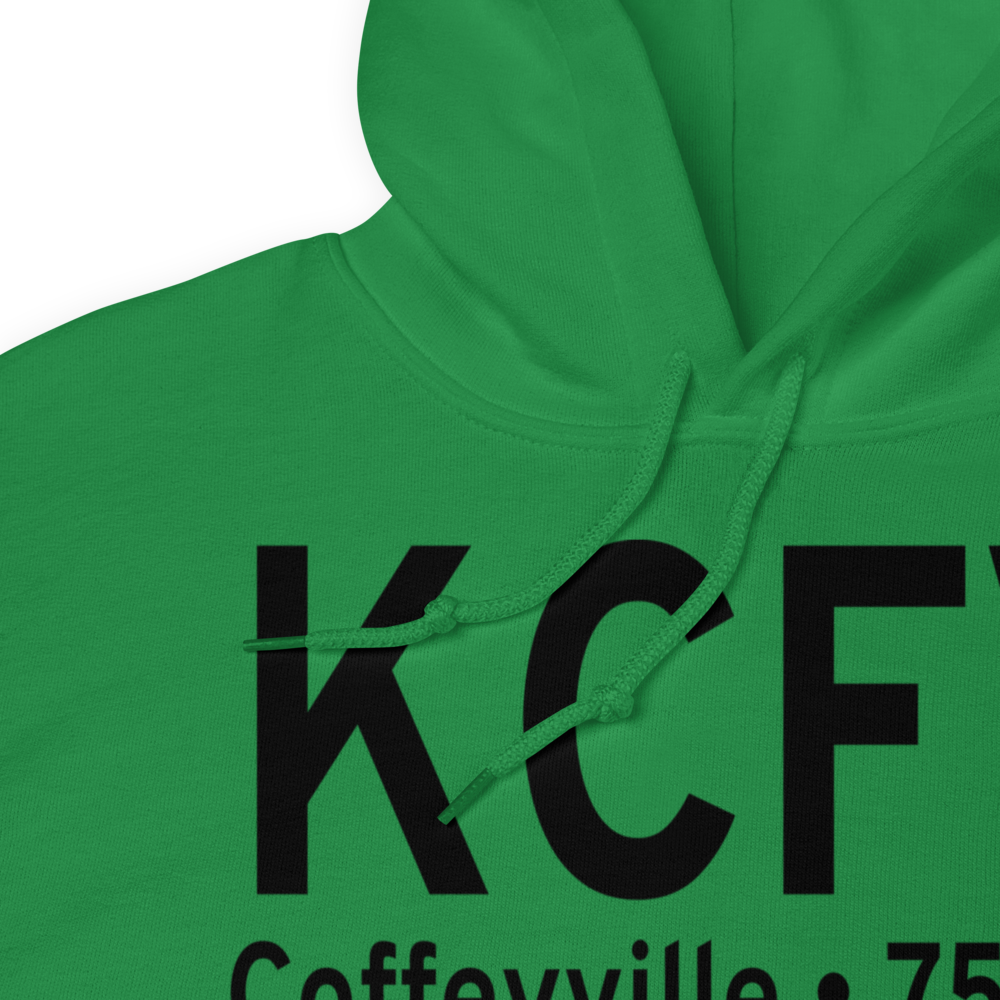 Coffeyville Municipal Airport (KCFV) ICAO Hoodie Sweatshirt 