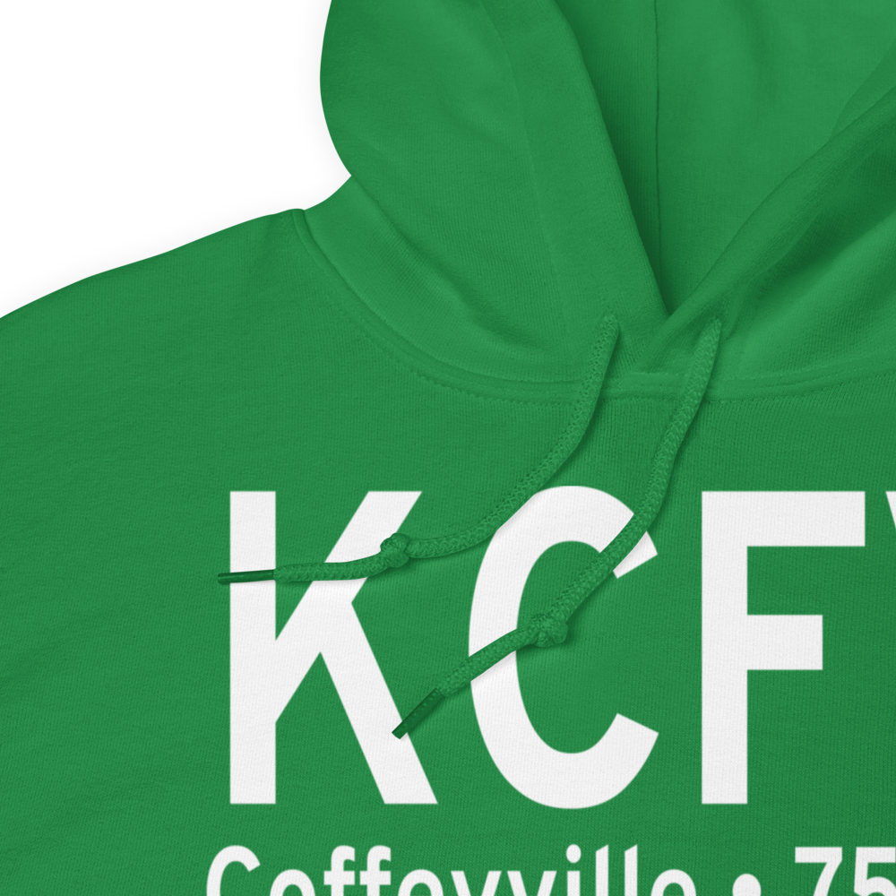 Coffeyville Municipal Airport (KCFV) ICAO Hoodie Sweatshirt 