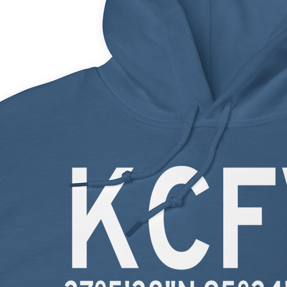 Coffeyville Municipal Airport (KCFV) ICAO Hoodie Sweatshirt 