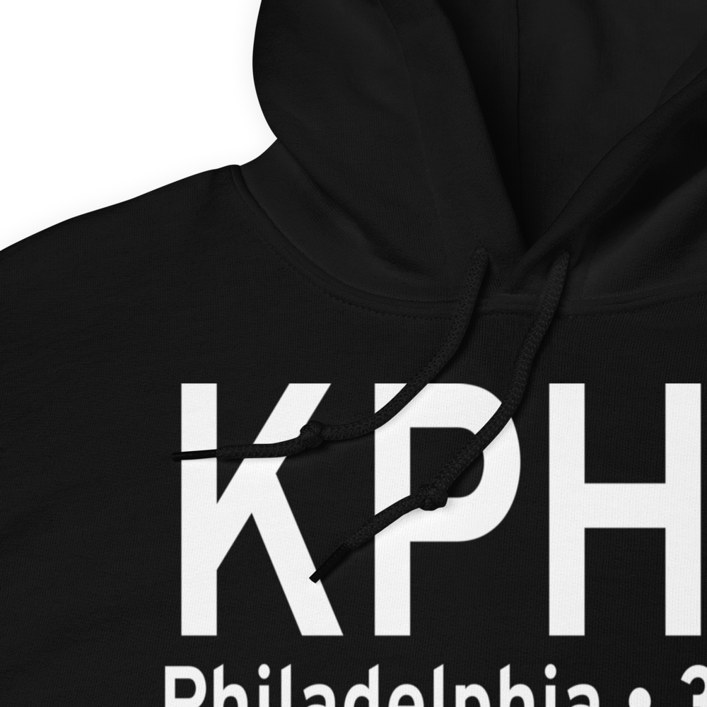 Philadelphia International Airport (KPHL) ICAO Hoodie Sweatshirt 