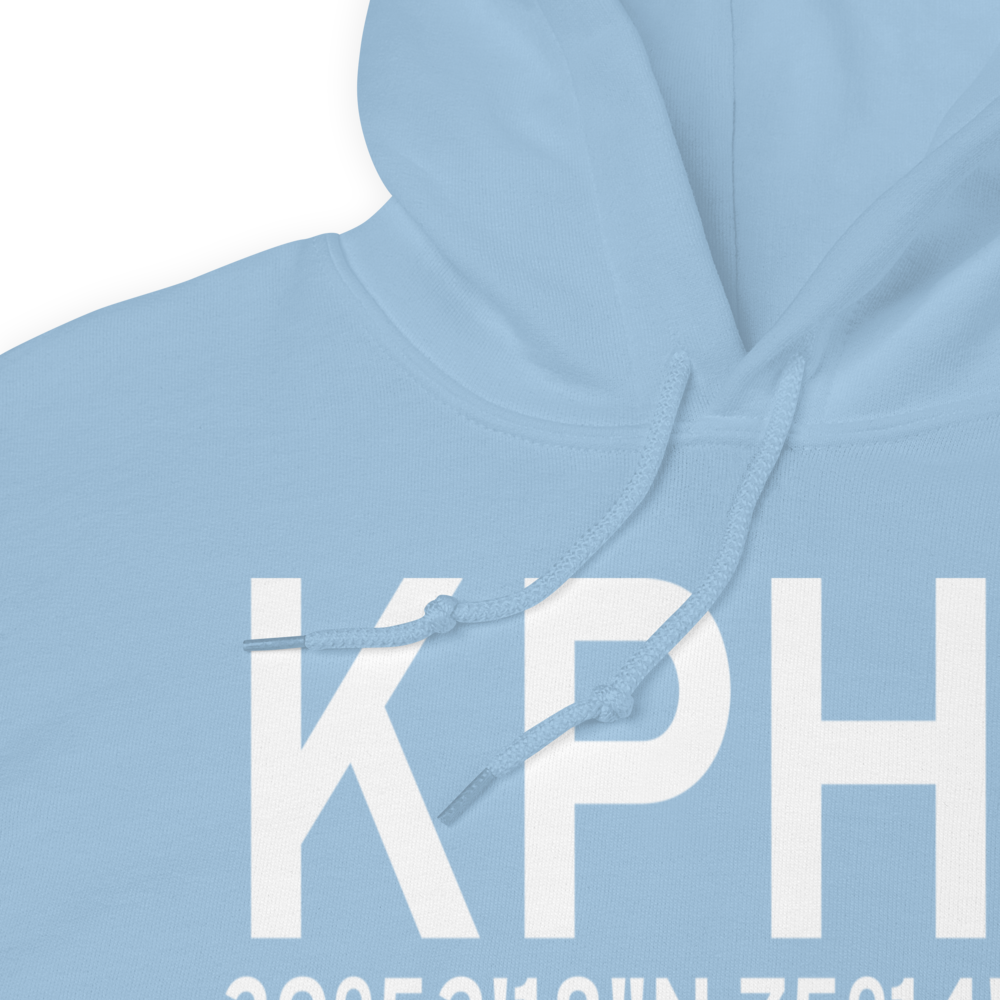 Philadelphia International Airport (KPHL) ICAO Hoodie Sweatshirt 