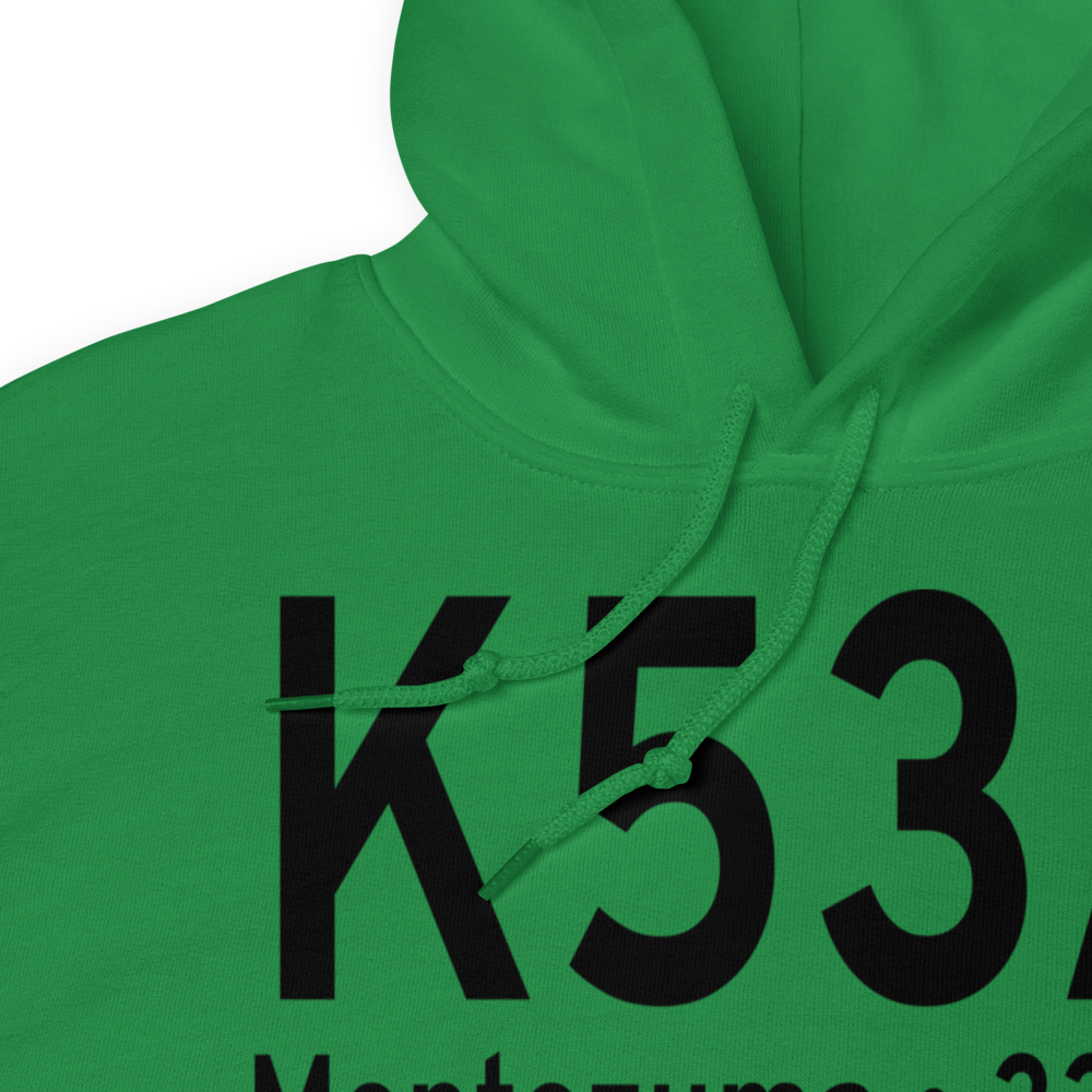 Dr. C P Savage Sr. Airport (K53A) ICAO Hoodie Sweatshirt 