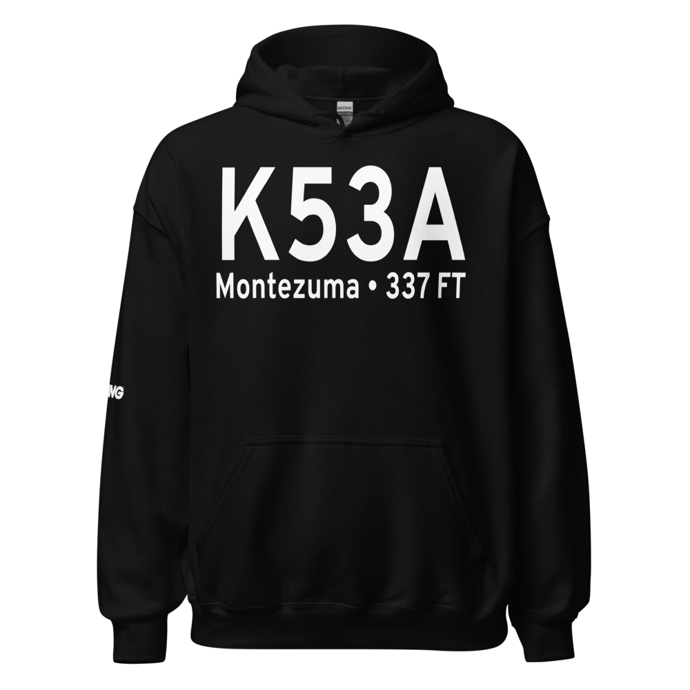 Dr. C P Savage Sr. Airport (K53A) ICAO Hoodie Sweatshirt 