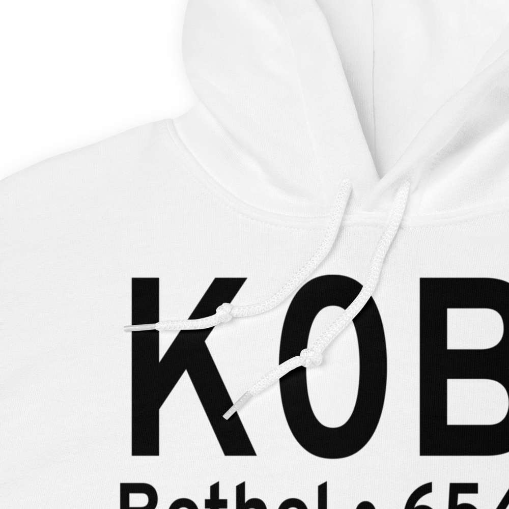 Bethel Regional Airport (K0B1) ICAO Hoodie Sweatshirt 