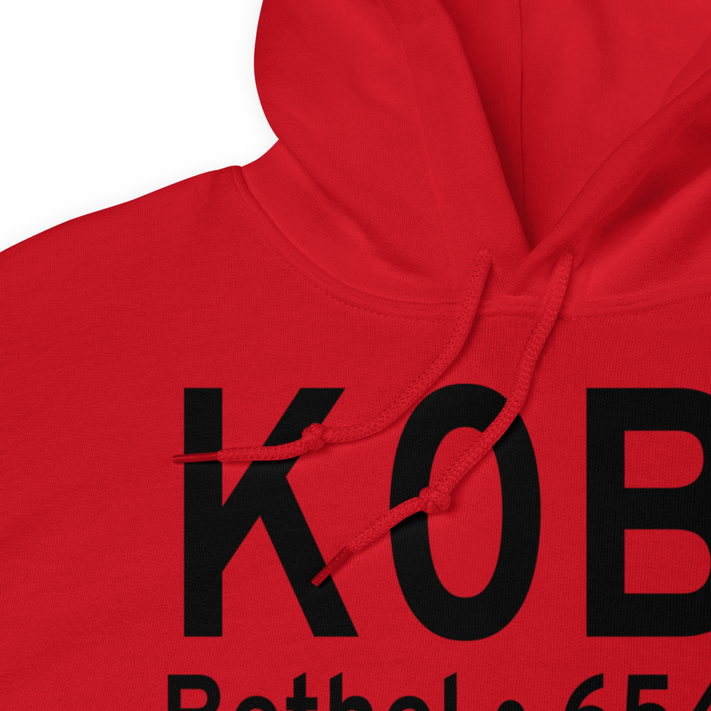 Bethel Regional Airport (K0B1) ICAO Hoodie Sweatshirt 