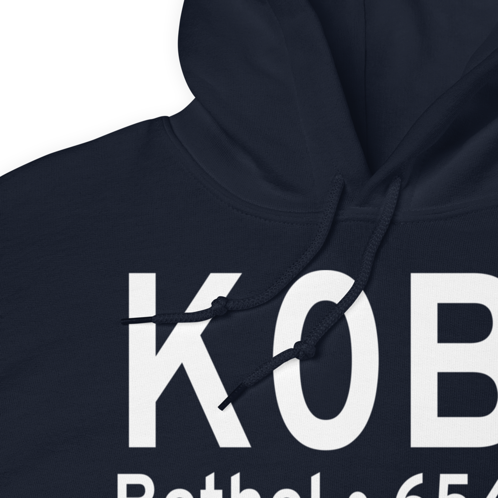 Bethel Regional Airport (K0B1) ICAO Hoodie Sweatshirt 