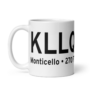 Monticello Municipal Ellis Field (KLLQ) ICAO Mug