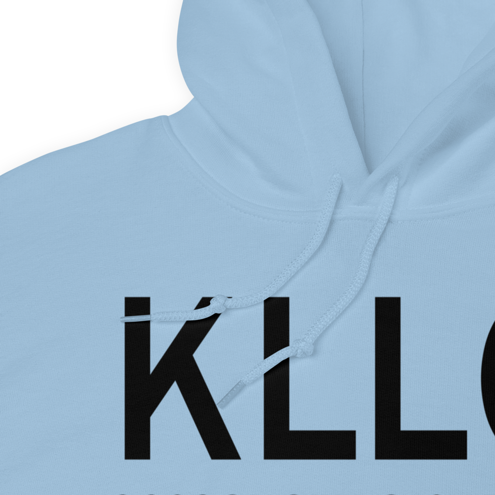 Monticello Municipal Ellis Field (KLLQ) ICAO Hoodie Sweatshirt 