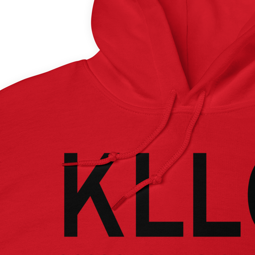 Monticello Municipal Ellis Field (KLLQ) ICAO Hoodie Sweatshirt 