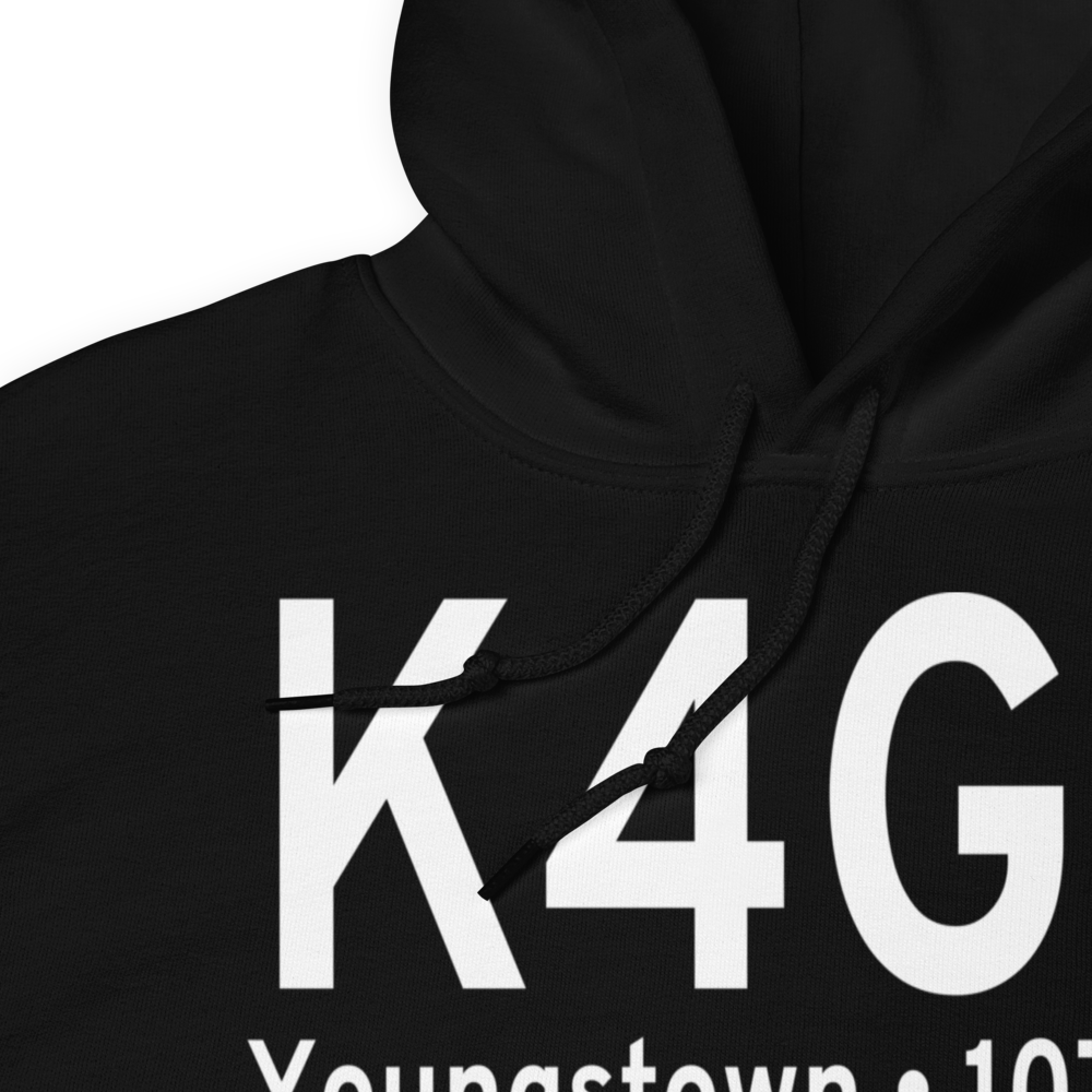 Youngstown Elser Metro Airport (K4G4) ICAO Hoodie Sweatshirt 