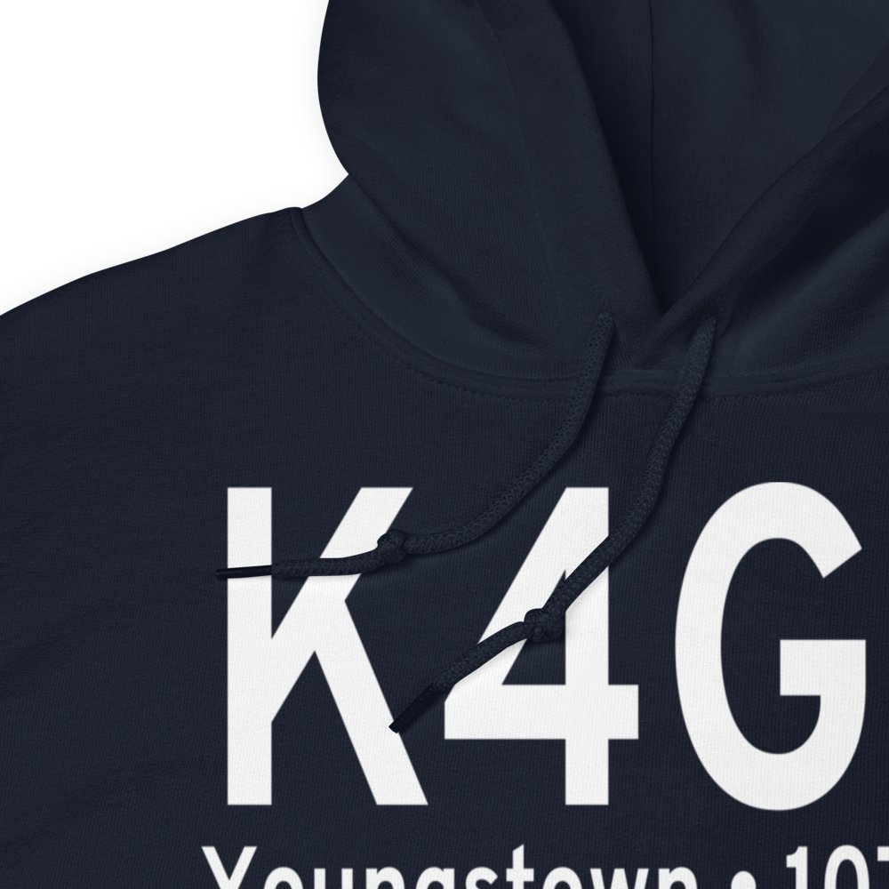 Youngstown Elser Metro Airport (K4G4) ICAO Hoodie Sweatshirt 