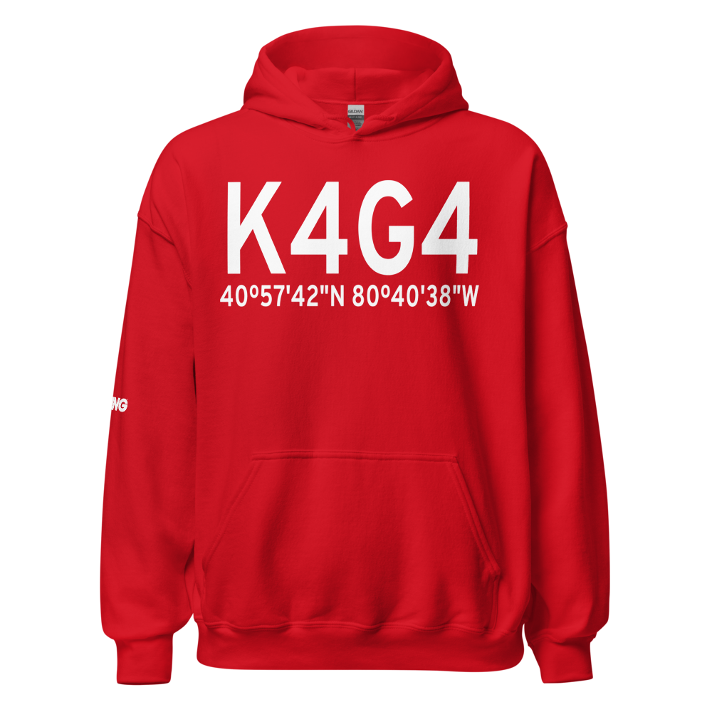 Youngstown Elser Metro Airport (K4G4) ICAO Hoodie Sweatshirt 