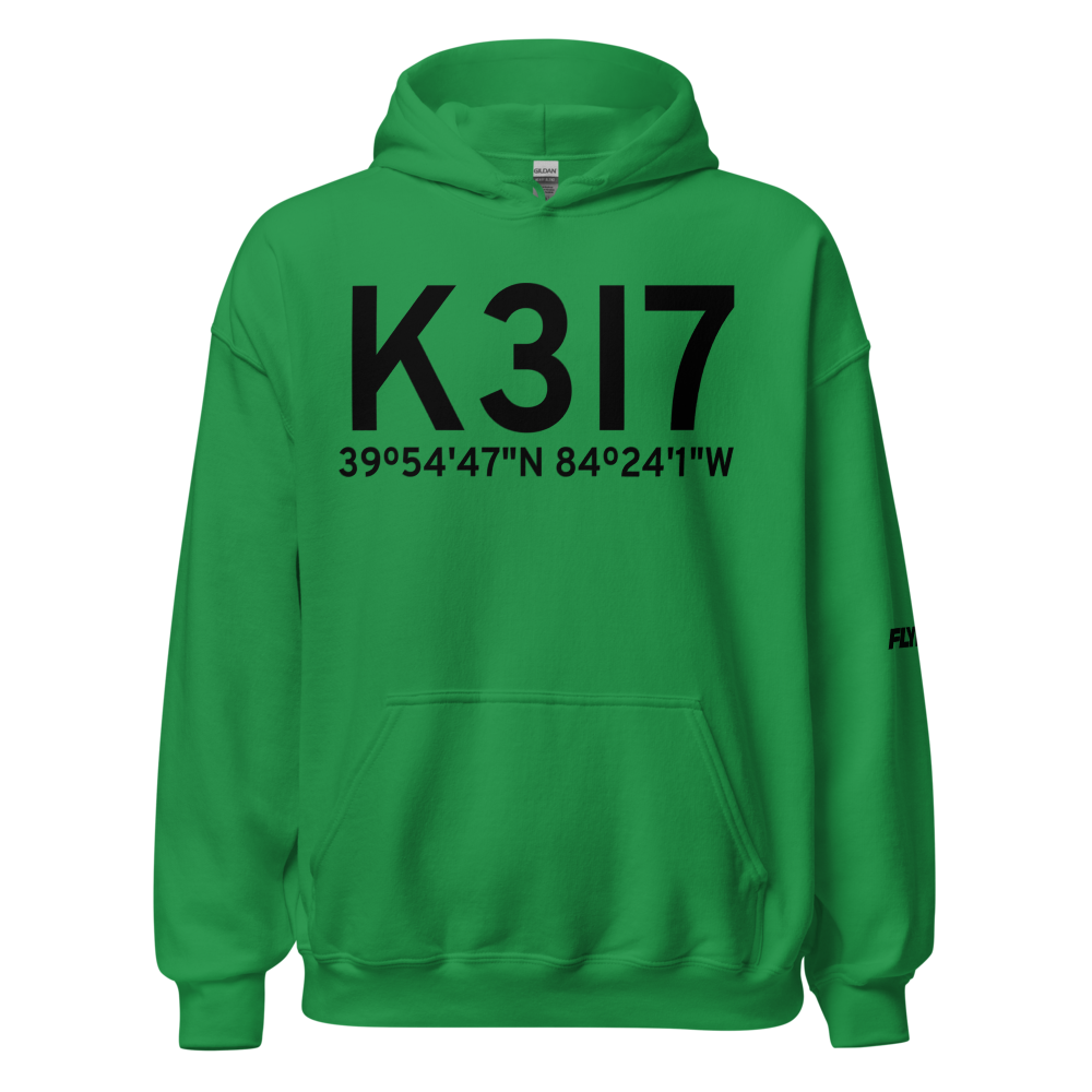 Dayton-Phillipsburg Airport (K3I7) ICAO Hoodie Sweatshirt 
