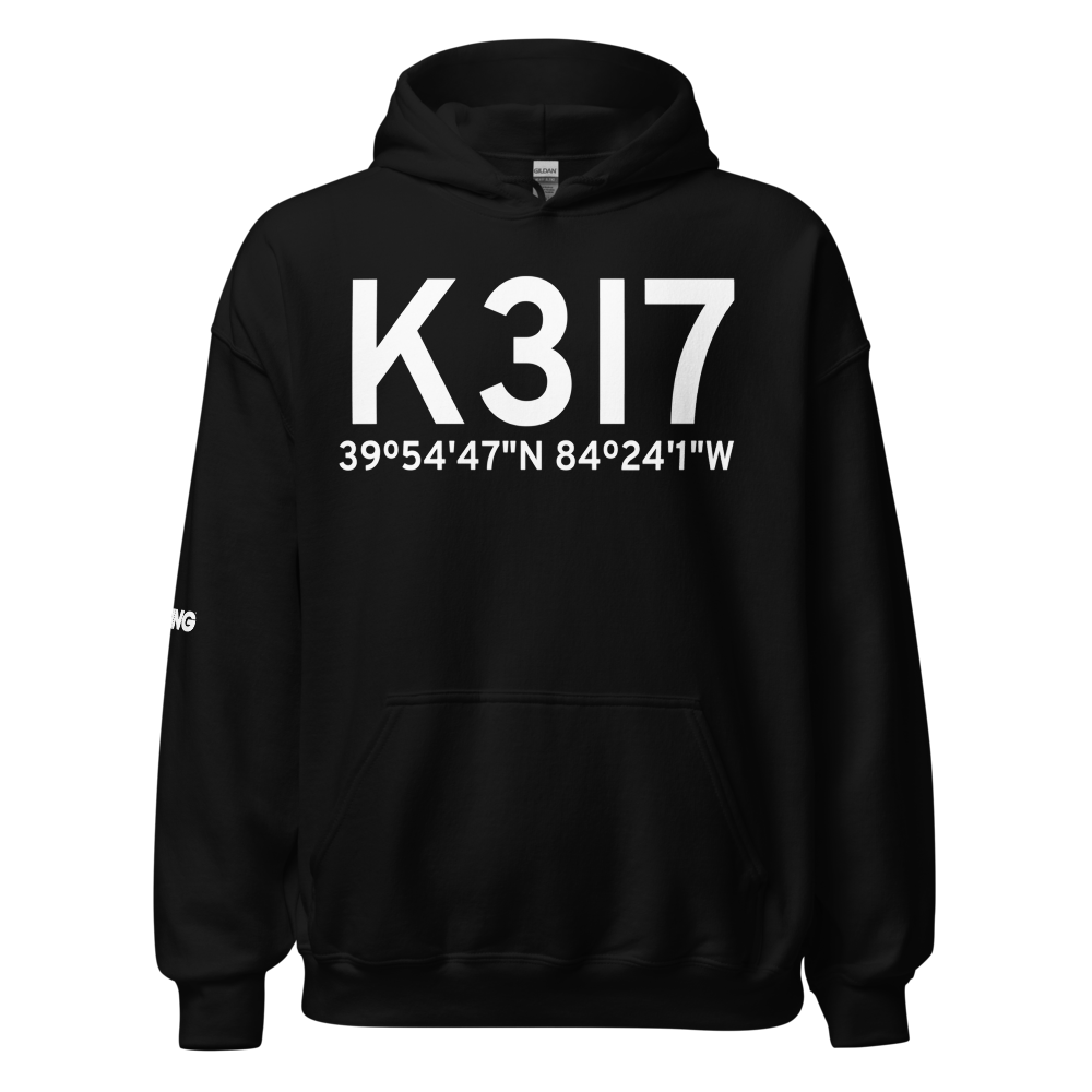 Dayton-Phillipsburg Airport (K3I7) ICAO Hoodie Sweatshirt 