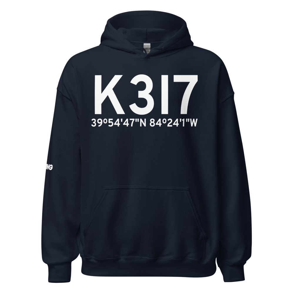 Dayton-Phillipsburg Airport (K3I7) ICAO Hoodie Sweatshirt 