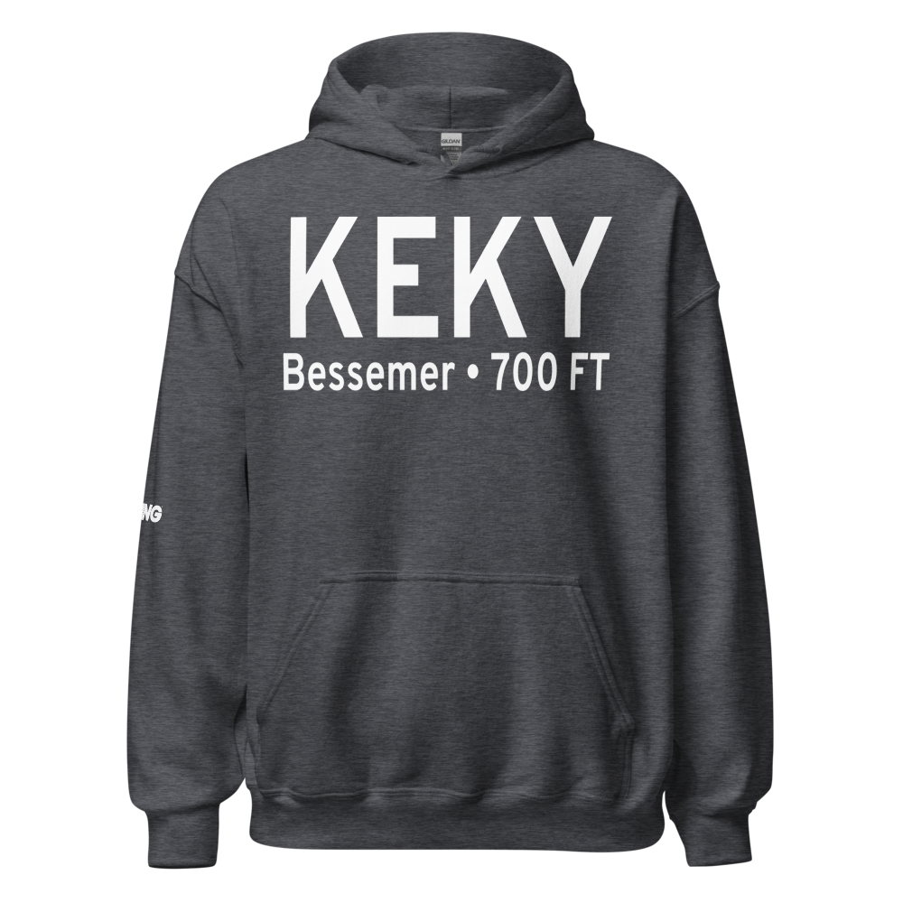 Bessemer Airport (KEKY) ICAO Hoodie Sweatshirt 
