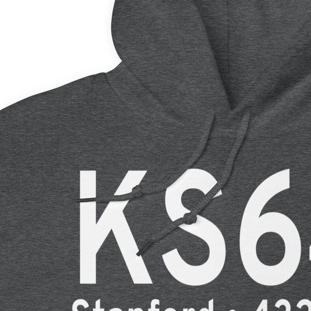 Stanford Airport/Biggerstaff Field (KS64) ICAO Hoodie Sweatshirt 